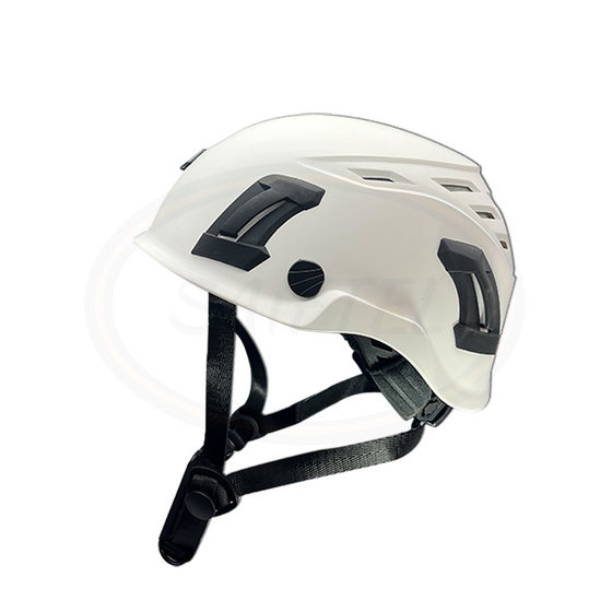 Outdoor mountaineering and river rafting rescue rock climbing helmet