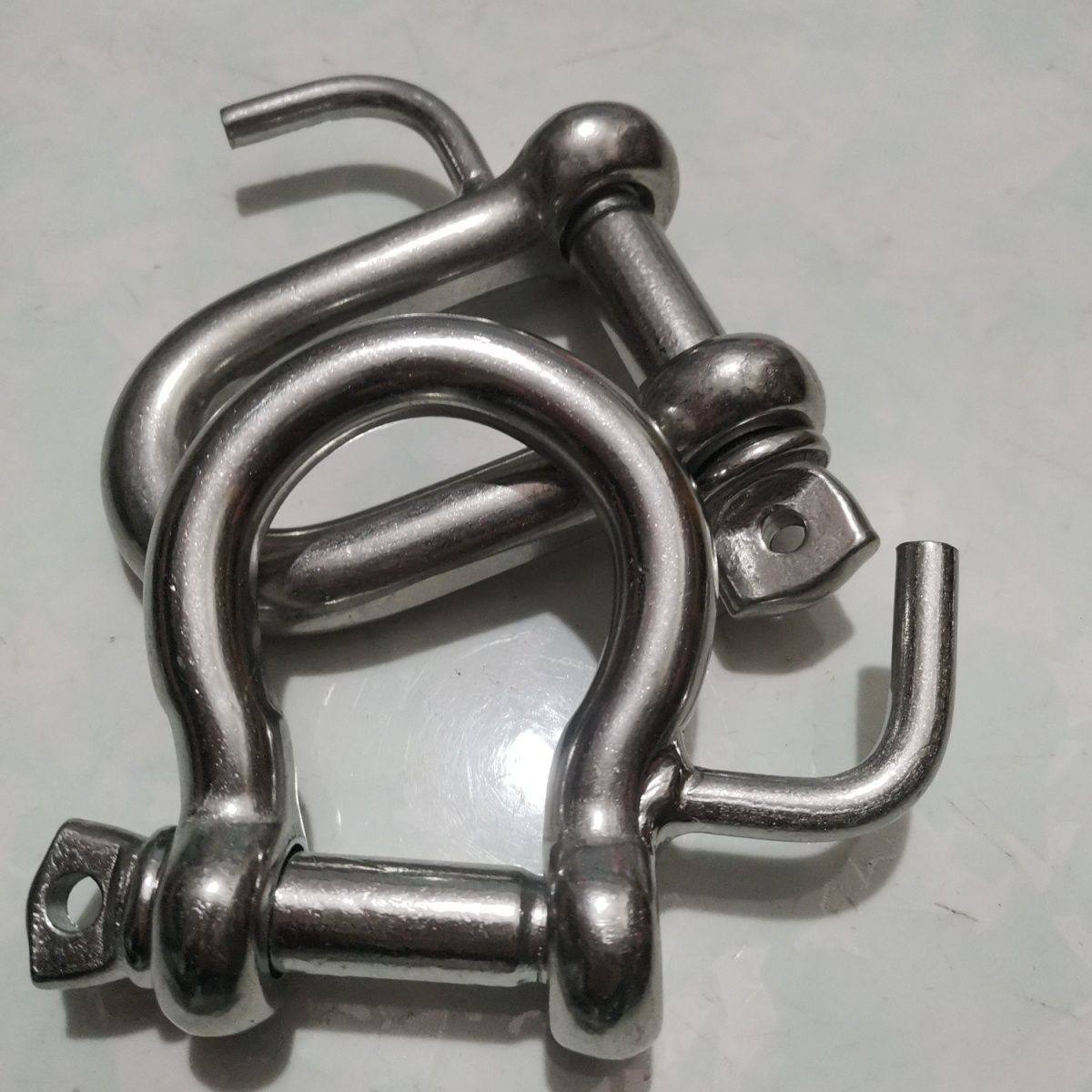 白钢卸扣304不锈钢外墙坐板专用防溜绳U型扣防滑马蹄扣吊环下降扣,淘宝优惠券,粉丝福利购,淘宝优惠卷