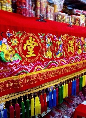 横幅八仙有求必应佛光普照6尺8尺10尺12尺门彩门楣佛堂喜庆用品