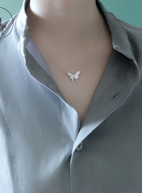 春夏文艺清新中式蝴蝶锁骨链项链