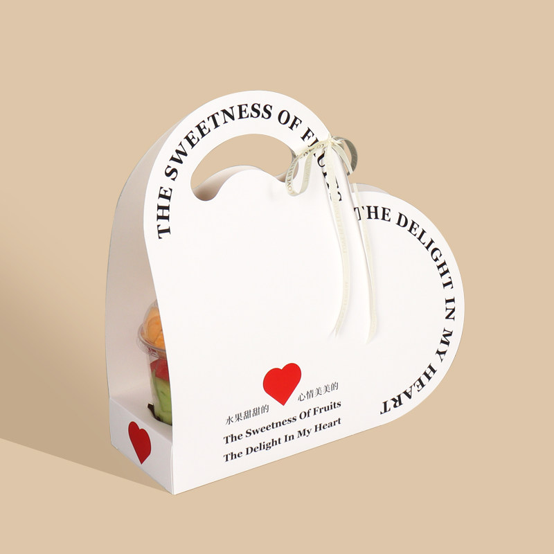 辛晟高档网红果切杯手提纸卡盒一次性水果店外卖鲜果切打包水果杯,淘宝优惠券,粉丝福利购,淘宝优惠卷