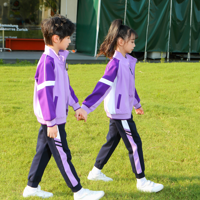 校服套装小学生班服三件套春秋学院风运动会服装幼儿园大小班园服