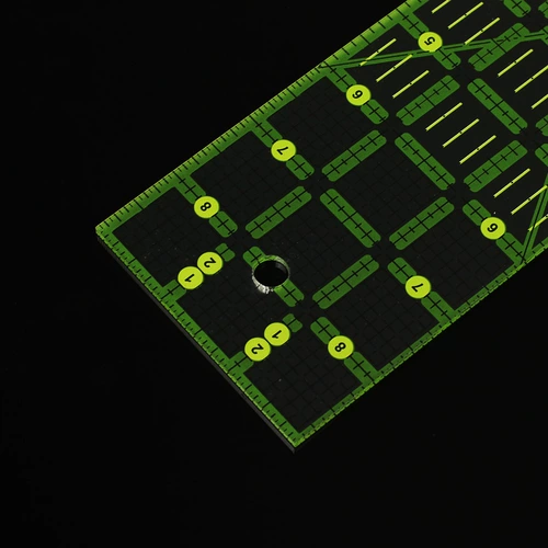 Плачковая линейка резания инструмент 9 -Длинная квадратная линейка DIY инструмент швейного инструмента