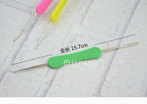 双头钩针毛衣毛线针diy手工钩编织工具围巾线毛线帽子线粗钩勾针 - 图0