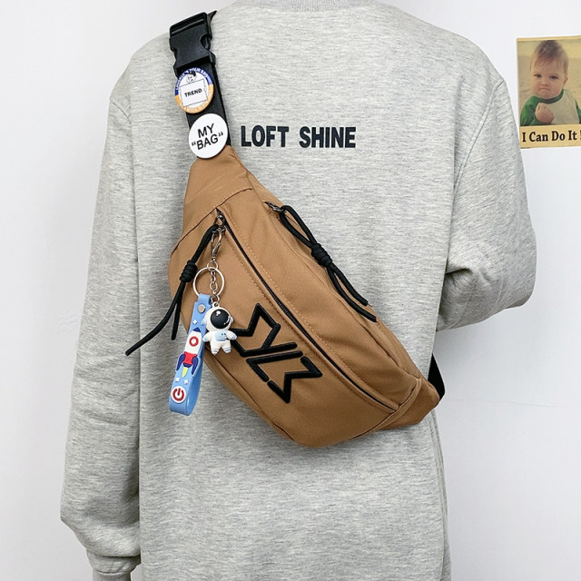 Simple casual crossbody small backpack chest bag