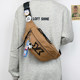 Simple casual crossbody small backpack chest bag