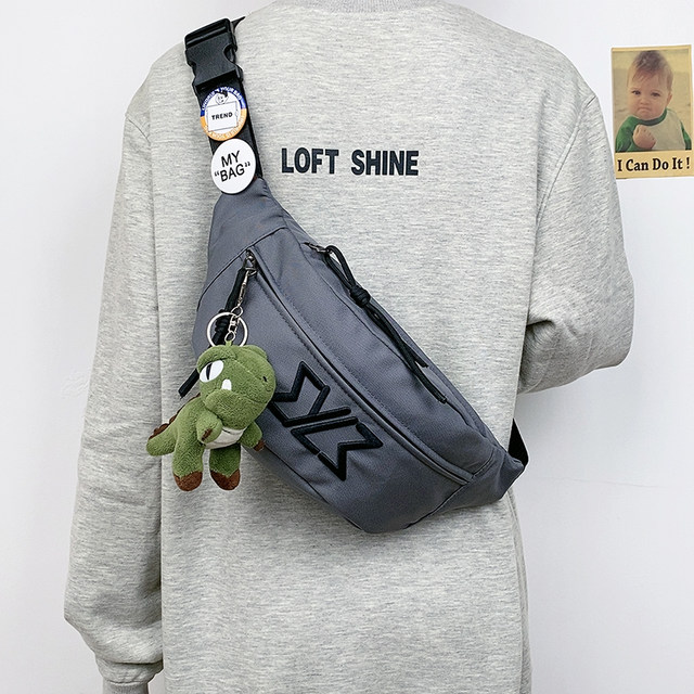 Simple casual crossbody small backpack chest bag