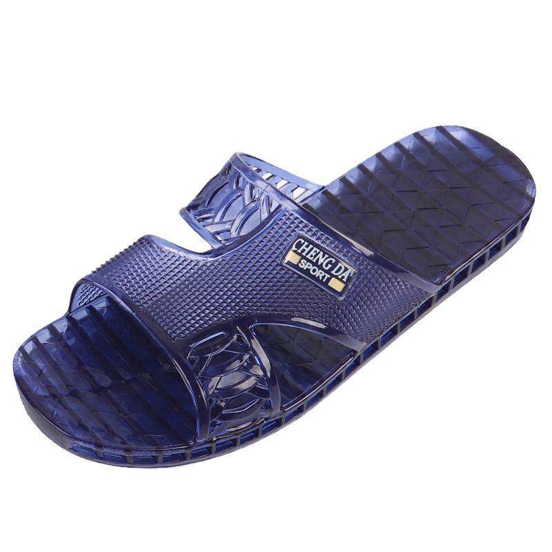 水晶牛筋老式拖鞋浴室洗澡男凉鞋塑料生胶牛津耐磨居家防臭牛筋底,淘宝优惠券,粉丝福利购,淘宝优惠卷