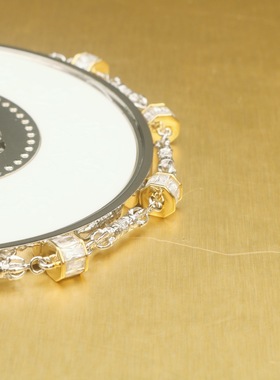 S925纯银新中式金刚杵镶锆手链