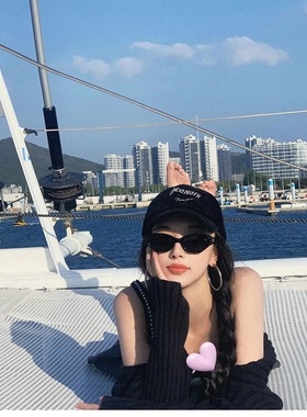 2025新款韩版复古猫眼墨镜