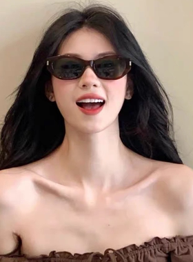 玳瑁复古ins猫眼墨镜防紫外线