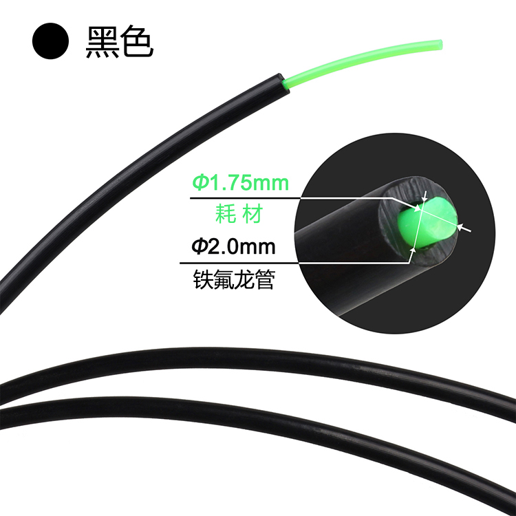 3DSWAY 3D打印机配件PTFE四氟管远程送料管2*4mm铁氟龙管1.75耗材 - 图3