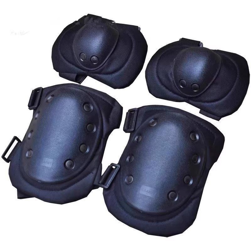 户外特种兵战术护具训练登山攀岩黑鹰护膝护肘防护套装野战CS装备,淘宝优惠券,粉丝福利购,淘宝优惠卷