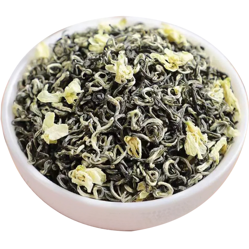 2022新茶广西横县茉莉花茶绿茶沁雪浓香耐泡特级茶叶250g500g罐装