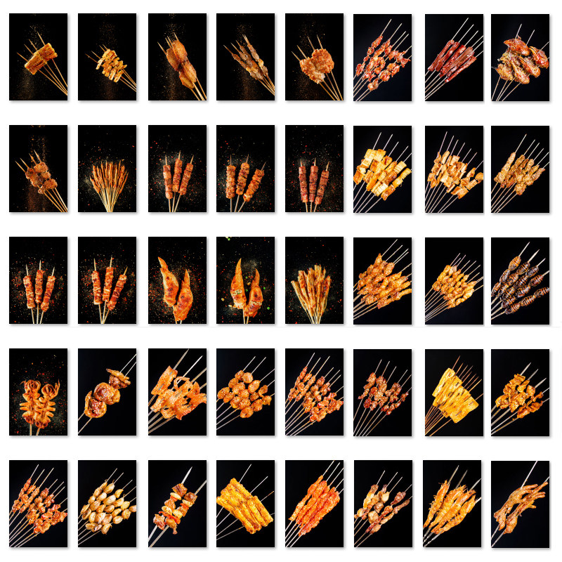 烧烤菜品图片把把串炸串烤串小串照片饿了么美团外卖高清美食素材,淘宝优惠券,粉丝福利购,淘宝优惠卷