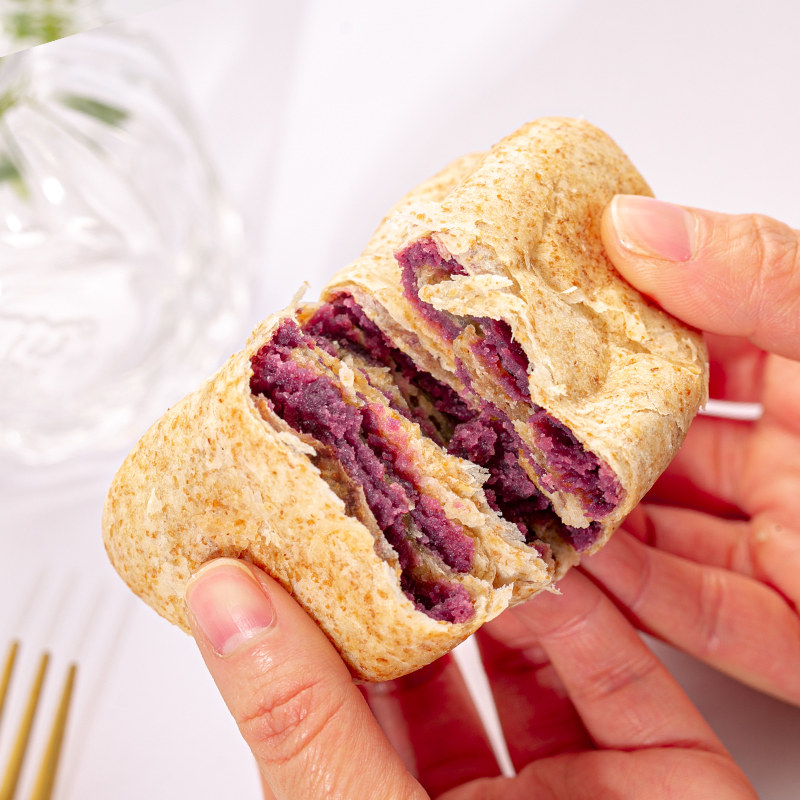 全麦紫薯芋泥饼粗粮早餐营养小吃孕妇孕期零食食品面包整箱绿豆糕,淘宝优惠券,粉丝福利购,淘宝优惠卷