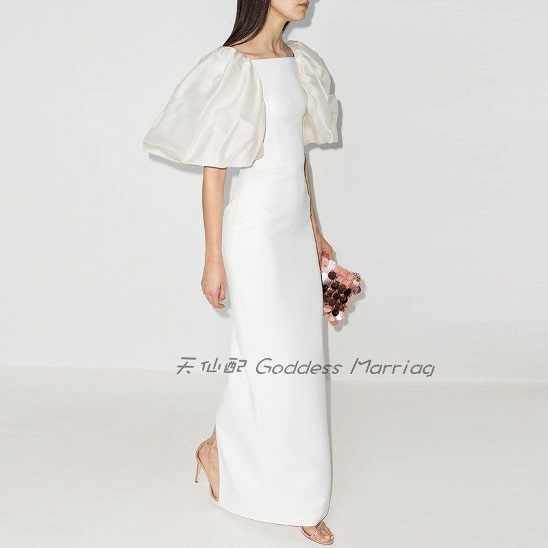 晚礼服2023新款长裙个性年会主持派对生日晚宴聚会连衣裙高端大气