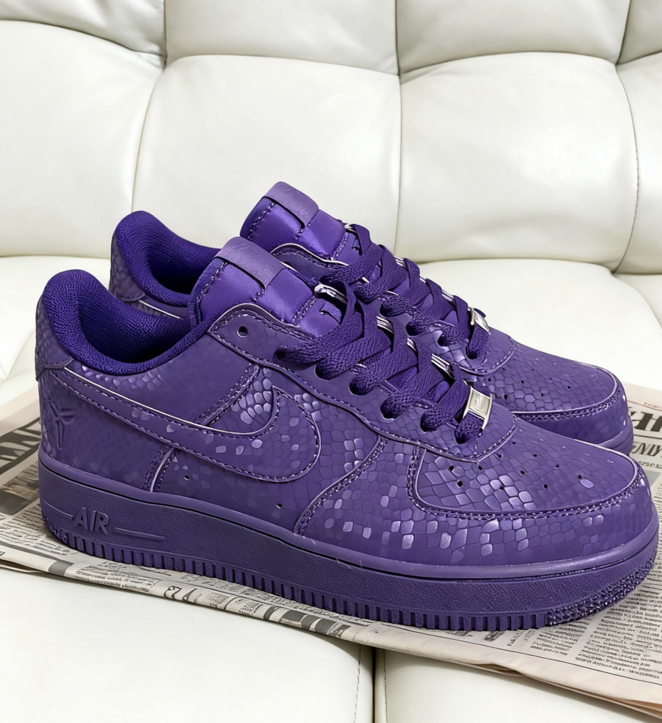 Nike Air Force 1 Low Kobe Forever 科比AF1低帮板鞋紫色IB0018 - 图0