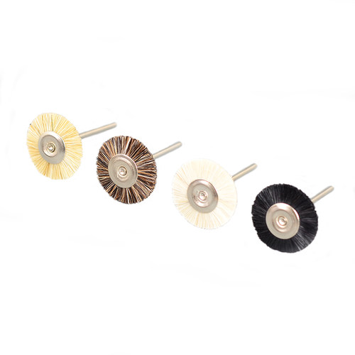 电动毛刷玉石翡翠雕刻打磨镜面抛光工具2.35玉雕磨头羊毛轮抛光轮 - 图3