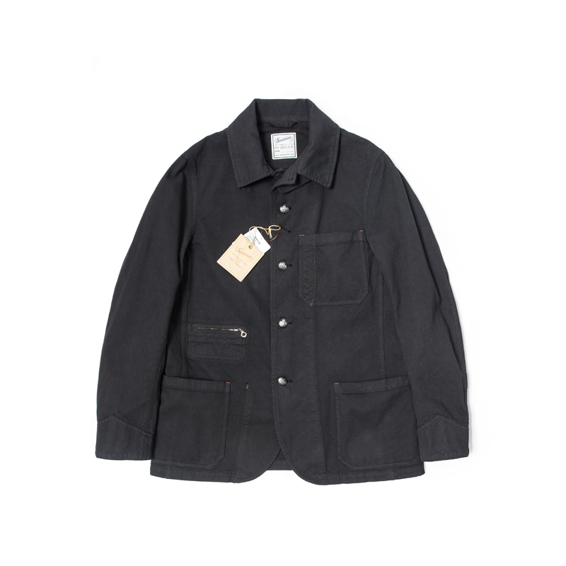 Soundman “sashiko” 优雅英式 亚洲剪裁夹克 WorkJKT M374-053Q - 图3