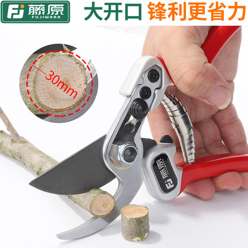 藤原剪枝剪刀园艺剪树枝果树果枝修枝剪园林花艺强力省力粗枝剪子 - 图2