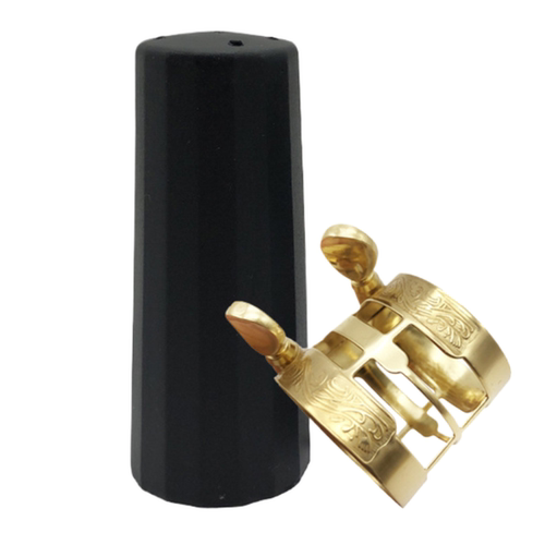 中音萨克斯黑管单簧管笛头卡子塑料护帽雕花金属卡帽子乐器配件 - 图3