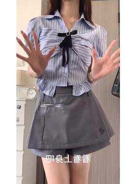 领结女JK蝴蝶结衬衫衣服配饰职业领花黑色学院风领饰别针领带装饰