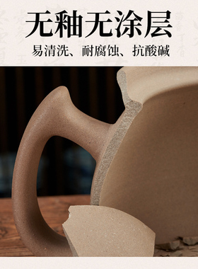 康雅顺原陶无釉煎药壶单壶