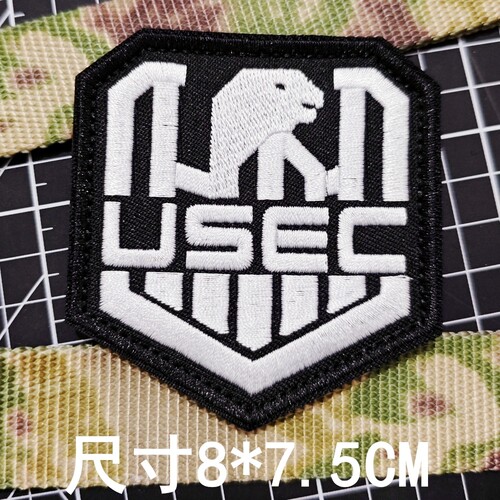 逃离塔科夫刺绣魔术贴徽章USEC BEAR游戏臂章 户外包贴战术士气章 - 图1