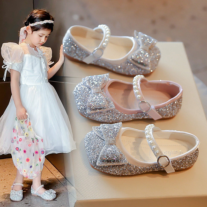 女童公主鞋夏季2025新款软底单鞋洋气女孩水晶鞋儿童表演走秀鞋子,淘宝优惠券,粉丝福利购,淘宝优惠卷