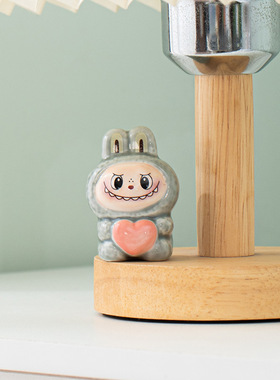 可爱卡通兔子陶瓷装饰摆件