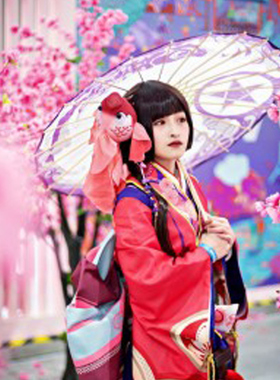 阴阳师神乐缘结cosplay道具伞
