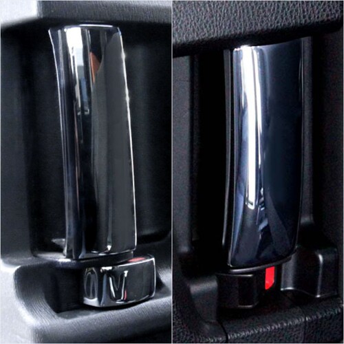 适用ALPHARD/VELLFIRE中门拉手装饰盖NOAH/VOXY内门拉手电镀贴片 - 图2