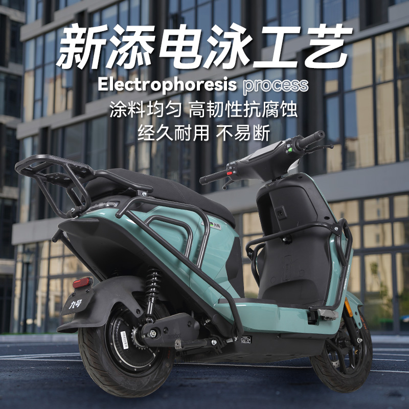 适用九号MzMIX电动车配件护杠保险杠防摔保护杠后货尾架改装配件 - 图1