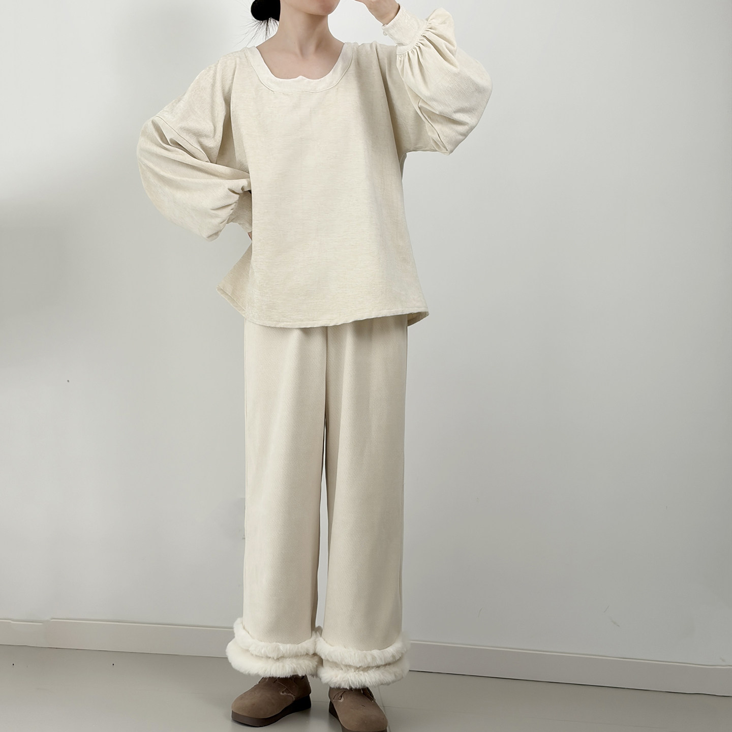 暗袖盈香【暖暖暖】汉服女加厚保暖直筒裤阔腿裤宽松显瘦日常通勤,淘宝优惠券,粉丝福利购,淘宝优惠卷