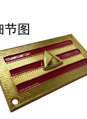 二战国军领章（校官）少中上大校高品质金属合金徽章抗战影视道具