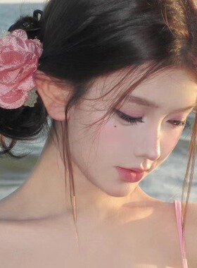 超炫立体花瓣花朵发夹