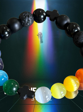 Imagine Dragons彩虹星球串珠手链EVOLVE周边独特高级气质手饰