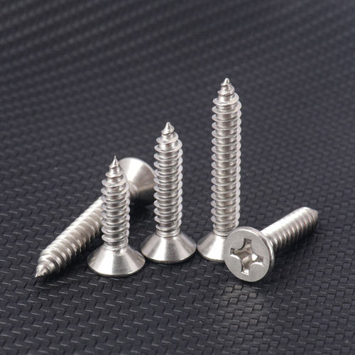 316不锈钢平头自攻螺丝KA 防锈十字沉头木牙螺丝钉M2M3M4M5M6M6.3 - 图1