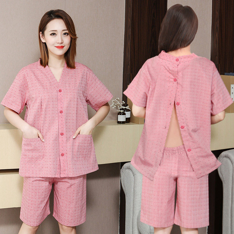 逸隆艾灸服纯棉前后开衫理疗服专用衣汗蒸服刮痧针灸开扣按摩服背,淘宝优惠券,粉丝福利购,淘宝优惠卷