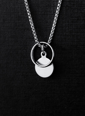 毛衣链ins不锈钢不掉色毛衣链