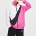 Áo khoác nữ  Nike 2019 Thời trang tương phản mới Dệt dây kéo đứng Cổ áo thể thao giản dị BV3686 - Áo khoác thể thao / áo khoác áo khoác chạy bộ nam Áo khoác thể thao / áo khoác