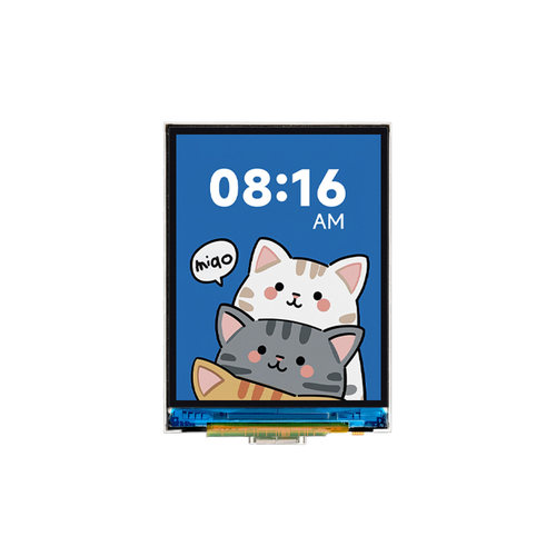 微雪 ESP32-S3液晶开发板带摄像头接口 板载2英寸彩色LCD显示屏 - 图1