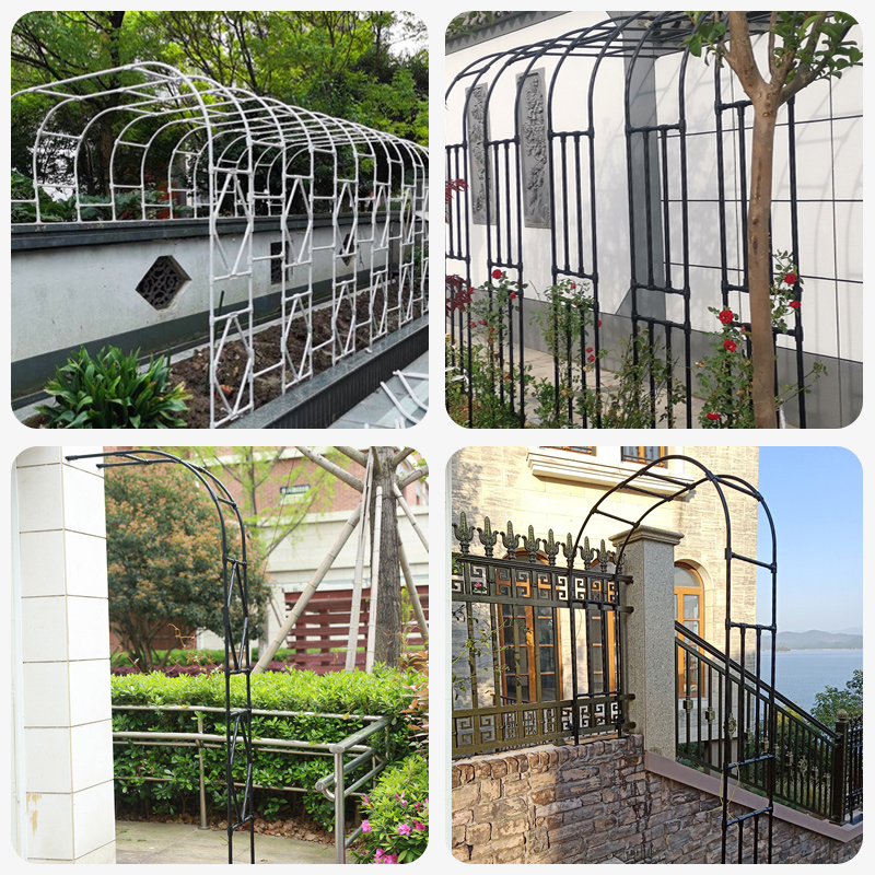 半边拱门花架月季蔷薇花爬藤架铁艺支架户外庭院靠墙葡萄架架子,淘宝优惠券,粉丝福利购,淘宝优惠卷