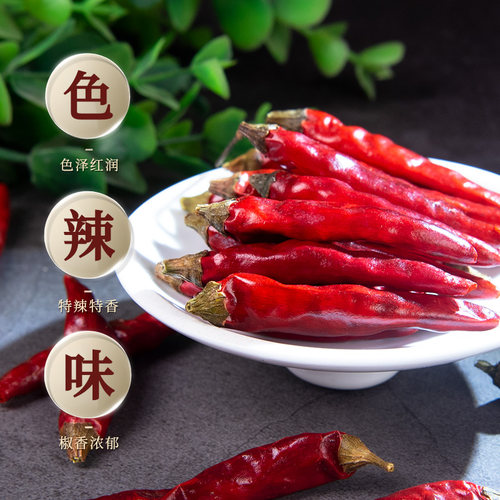 贵州满天星辣椒500g七星椒小米辣特辣特香干辣椒红辣椒火锅麻辣烫 - 图0