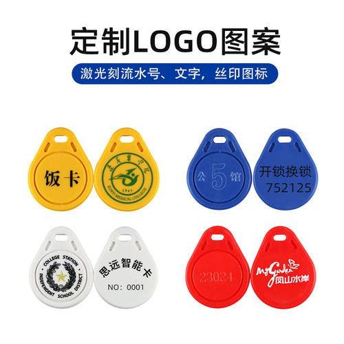 UID/IC可复制擦写门禁读卡器空白电梯考勤感应卡小区出入停车库卡 - 图0