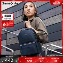 Samsonite New Show Lidouble Shoulder Bag Schoolgirl Fashion Commuter Business Large Capacity Computer Bag bag TQ4