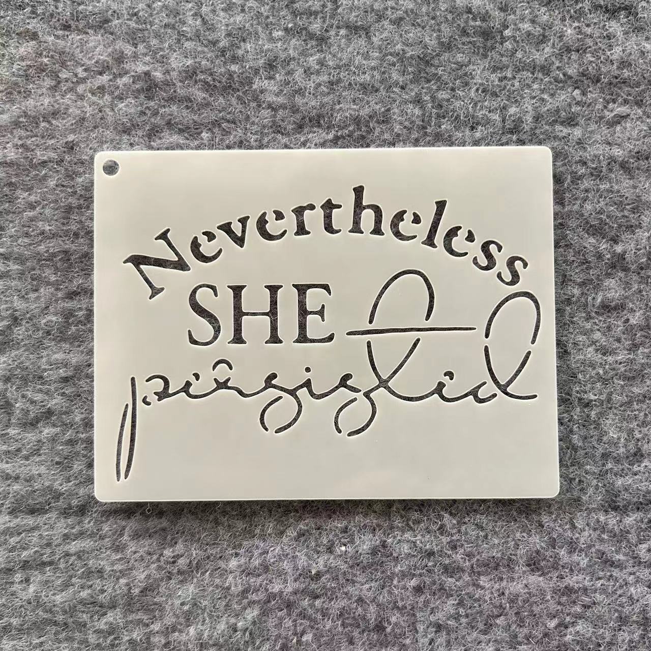 英文字母手绘镂空塑料模板黑板街头图喷漆卡通图案遮蔽板涂色工具 - 图3