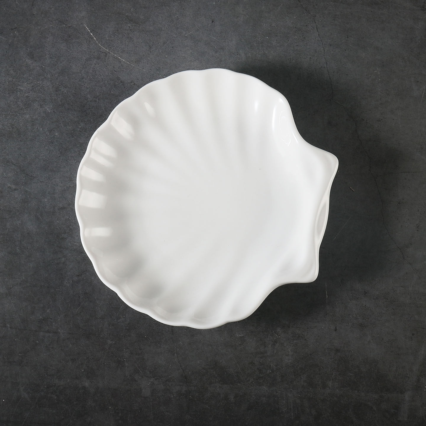 陶瓷贝壳盘白色不规则海鲜扇贝壳碟创意酒店餐具家用菜盘汤盘盘子,淘宝优惠券,粉丝福利购,淘宝优惠卷