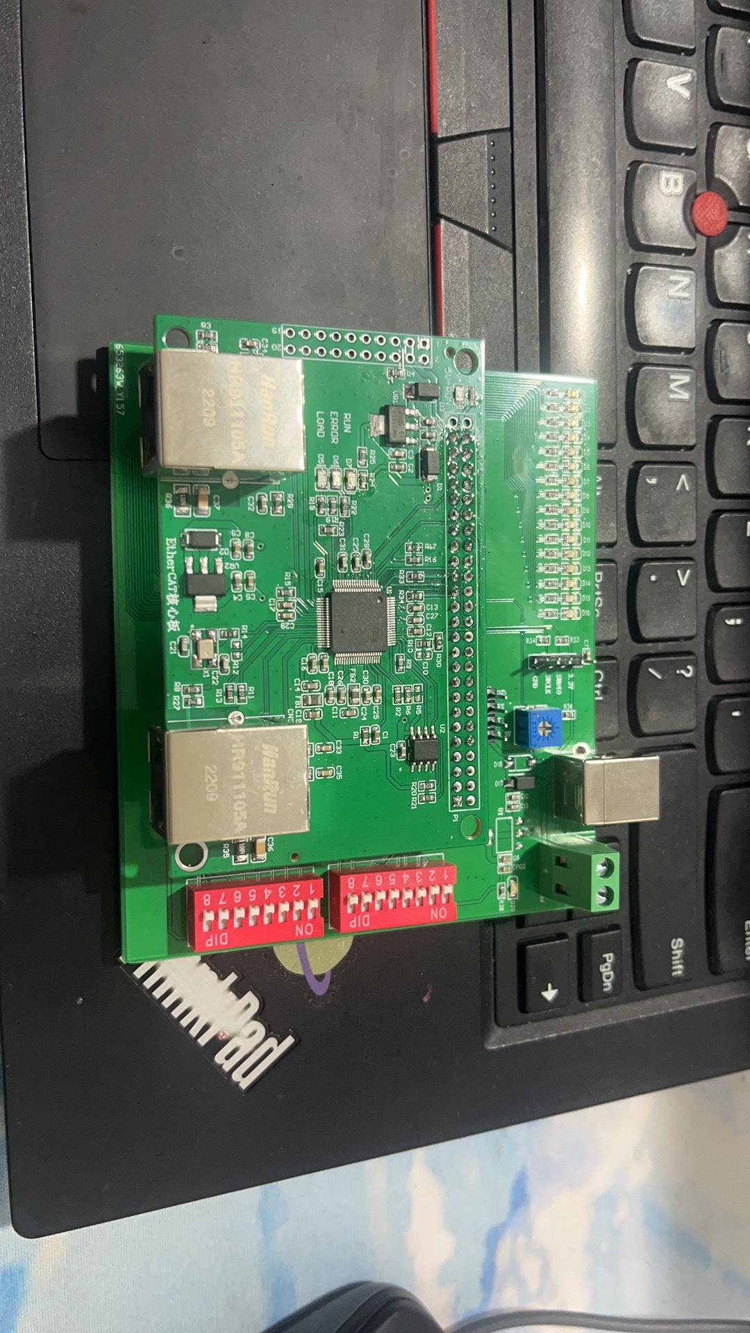 EtherCAT从站开发板 AX58100开发板  STM32+AX58100 - 图0